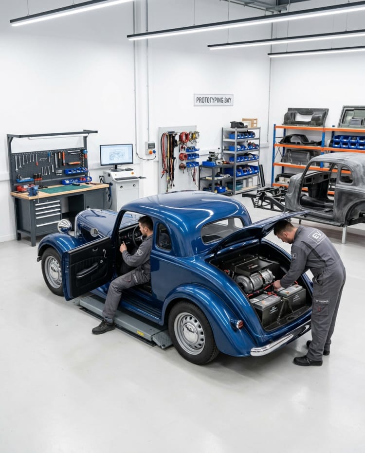 Final Painted FRP Body